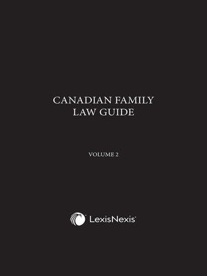 cover image of Canadian Family Law Guide